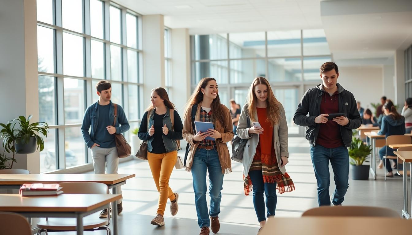 Campus setting and scholarly atmosphere in Berlin