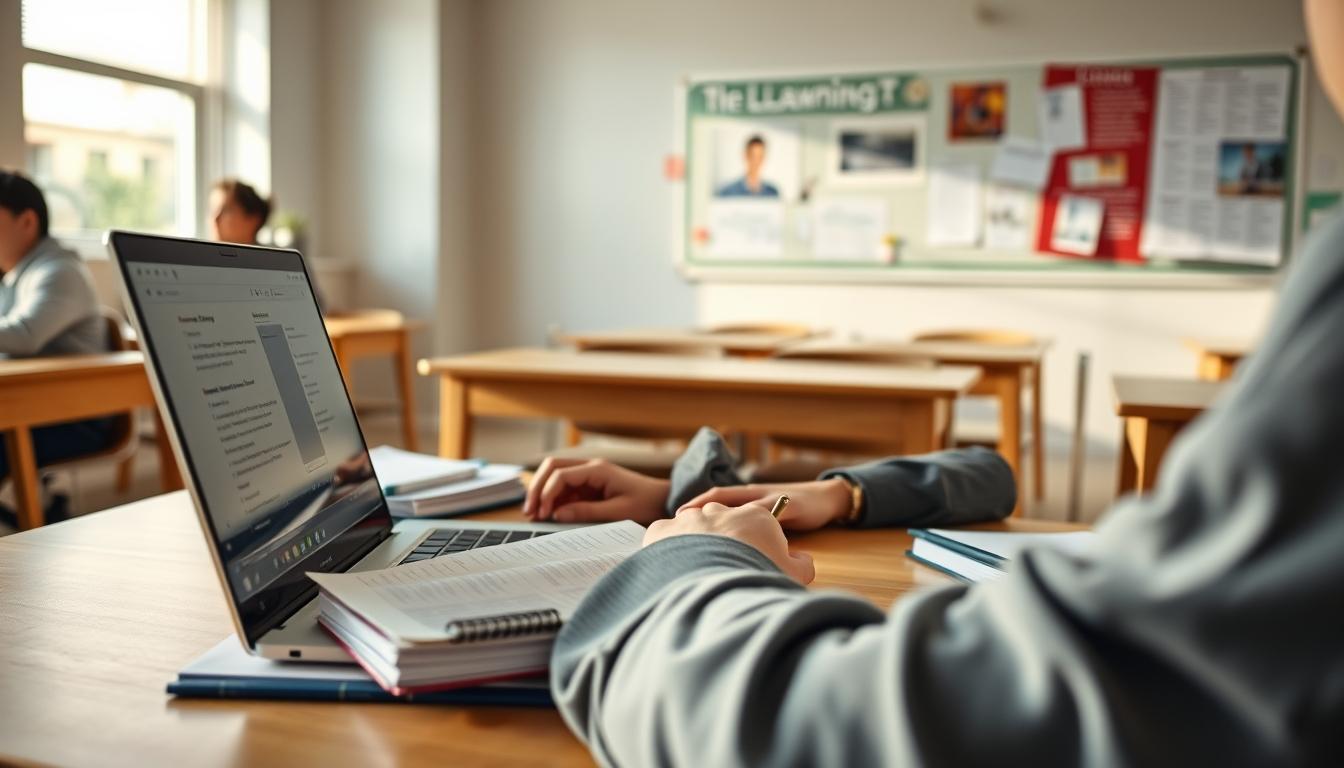 Students working in research laboratory